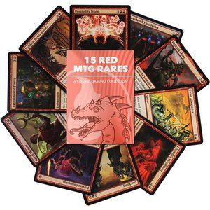 MTG Decks & More | Magic MTG Red Rare 15ct Super Pack | 15 Red Magic Rares